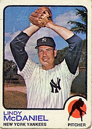 1973 Topps Baseball Cards      046      Lindy McDaniel